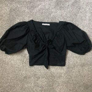 Abercrombie and Fitch Puff Sleeve Shirt